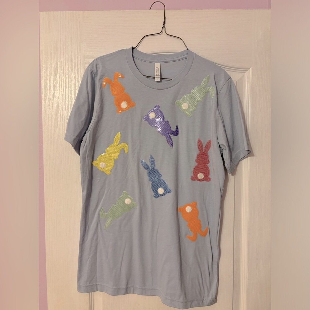 Sequin Easter Bunny T-shirt